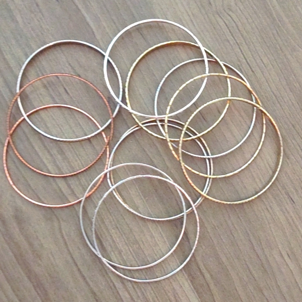 Bangle bracelets